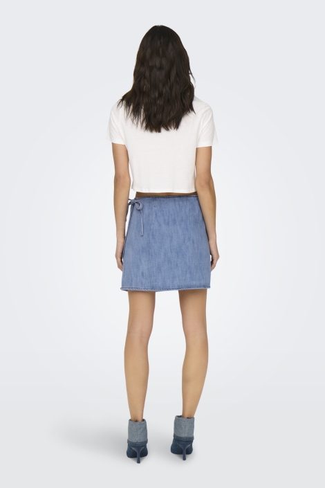 Only onlnoelle wrap skirt dnm yor